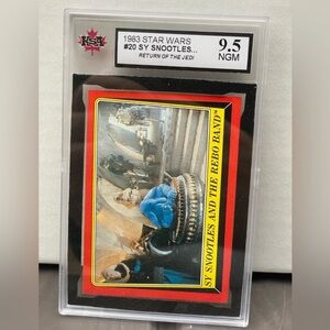 1983 Star Wars #20 Sy Snoodles KSA 9.5 FRESHLY GRADED NOT PSA (ONLY 1 HIGHER)